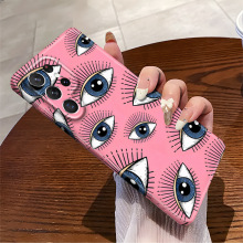 欧美女款适用三星S25ultra手机壳恶魔之眼s24/s23个性硬壳菲林s22