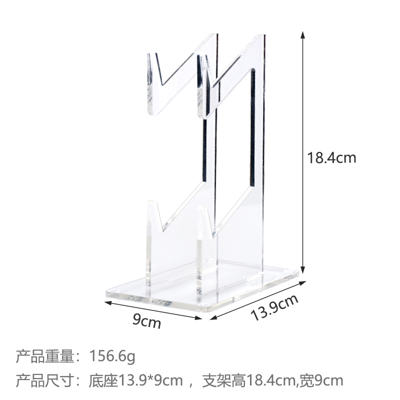 Soporte de acrílico del almacenamiento de la manija de acrílico del soporte PS4/ PS5/PS3 del soporte de escritorio de la doble-capa GamePad