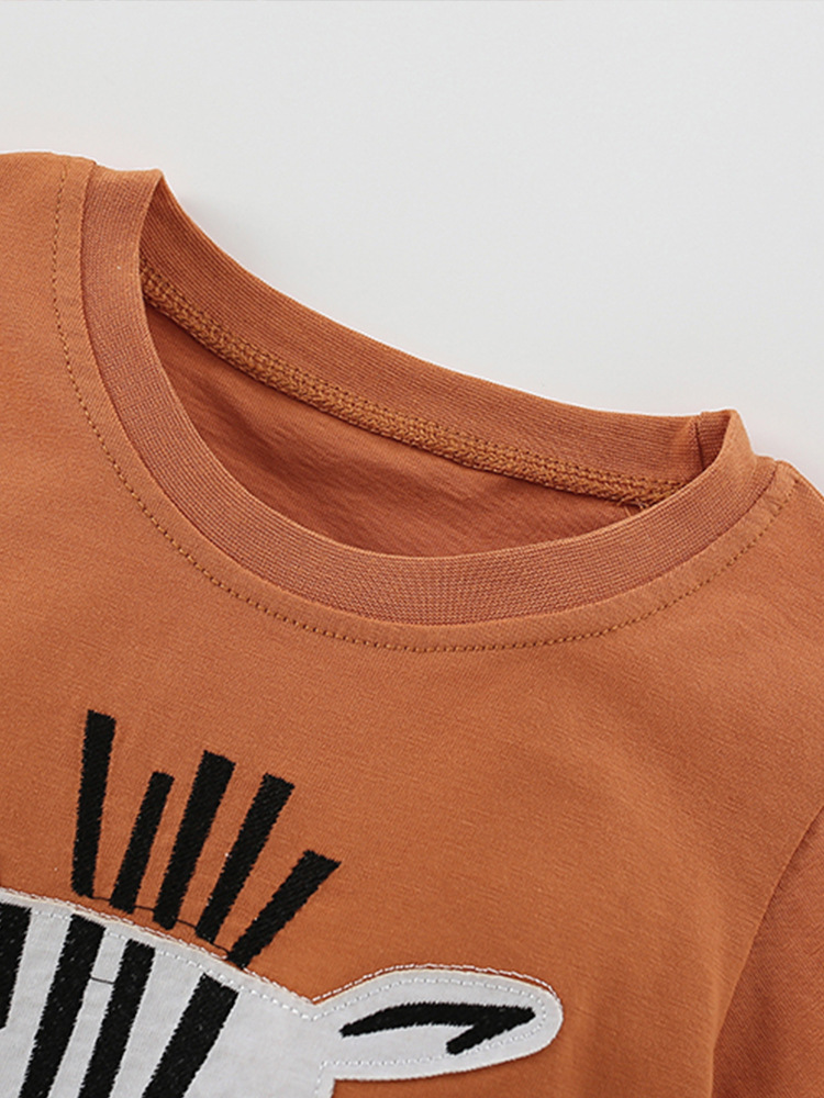 Transfronterizos para malwee set de niños verano nuevo estilo europeo y americano de cuello redondo camiseta de manga corta ropa para el hogar