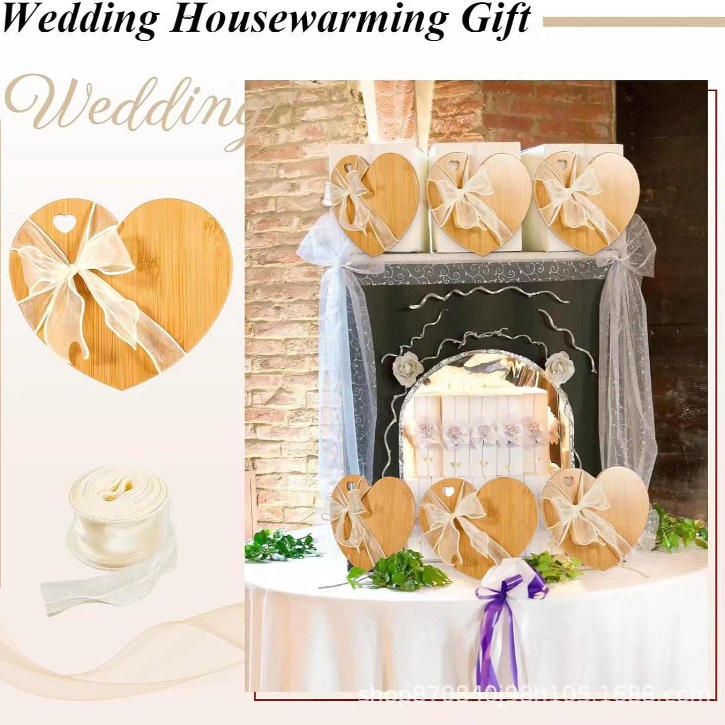 Tabla de pizza de bambú doble cara tabla de corte doméstica con mango se puede colgar tabla de platos de alimentos suplementarios para niños al por mayor