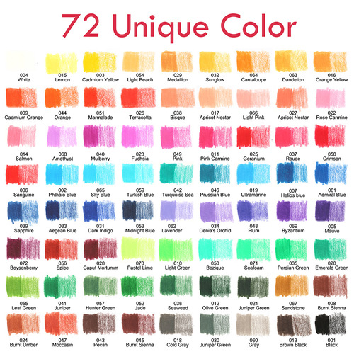 Cross-border hot-selling 75-piece colored pencil set, art painting, filling color lead, oil-based 72 color lead