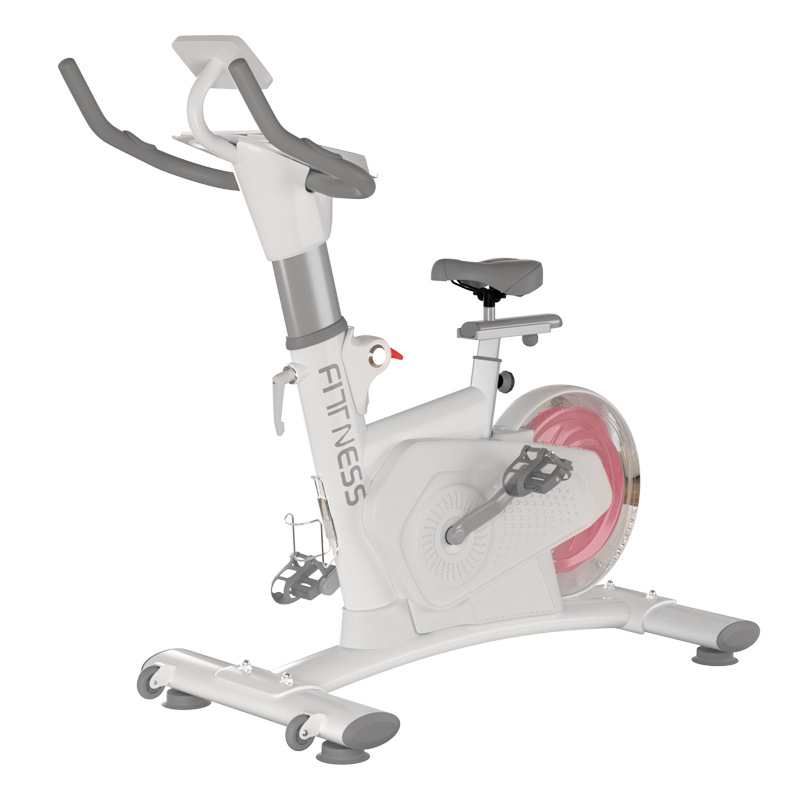Bicicleta dinámica de deportes de resistencia magnética blanca de moda primavera ejercicio cómodo ciclismo casero coche de ejercicio ligero