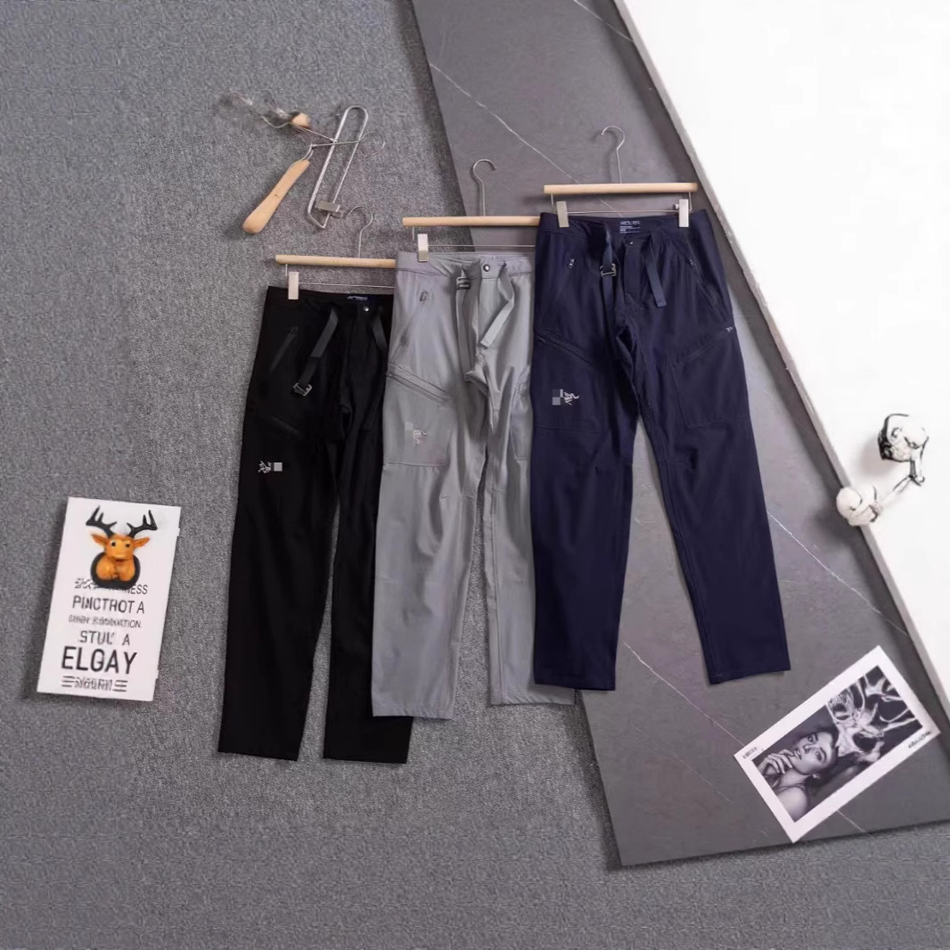 New Men's Sports Casual Loose Long Pants with Pockets Cargo Pants Multi-Pocket Summer Pants Wholesale