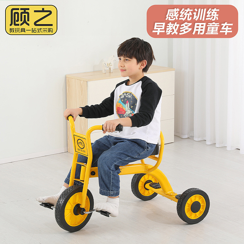 Kindergarten Kidsren's Tricycle Single and Double Bicycle with Bucket Baby Stroller Outdoor Toy Car Step Scooter