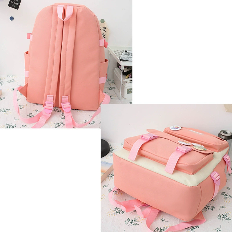 4-Piece Set: Winter Japanese-Style Large-Capacity Backpack with Matching Tote, Crossbody Bag & Pouch