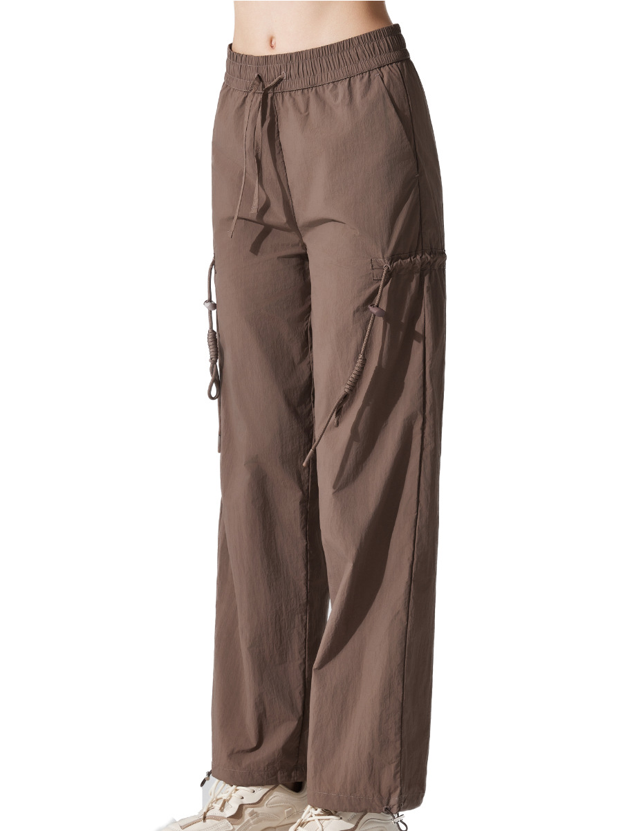 Pantalones de cintura alta y delgada, pantalones de montaña al aire libre de mujeres, pantalones de trabajo de tendencia, pantalones de piernas anchas a prueba de viento. image 6