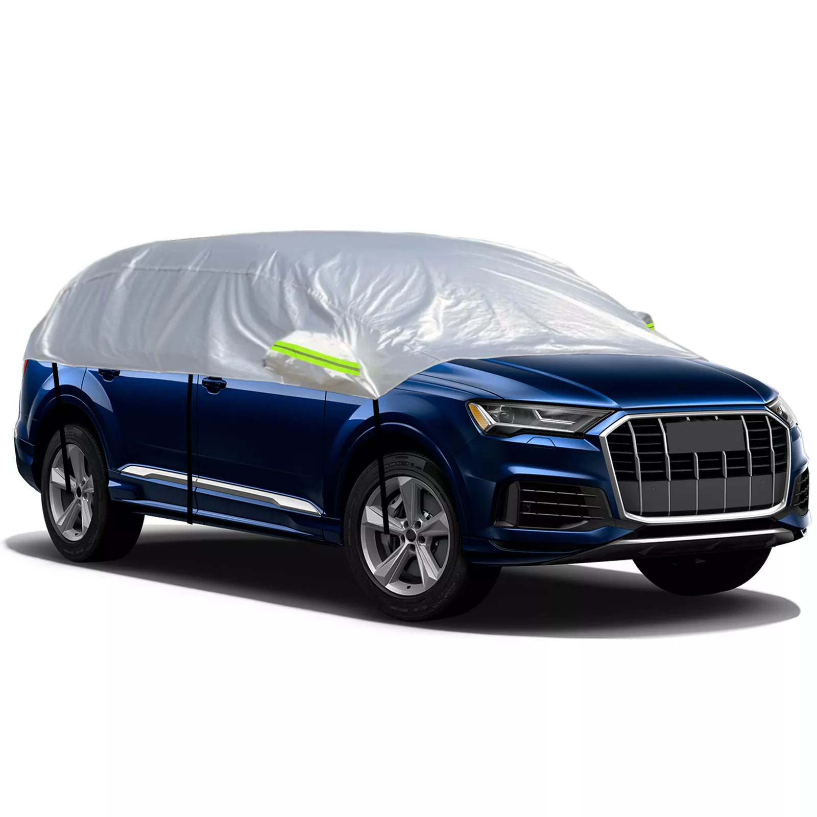 Car Half Cover, Car Cover, Sunshade, Dustproof, Sun Protection, Heat Insulation, Sunroof, Rain and Snow Protection, Half Body Front Shield, Frost Protection Thickened Cover