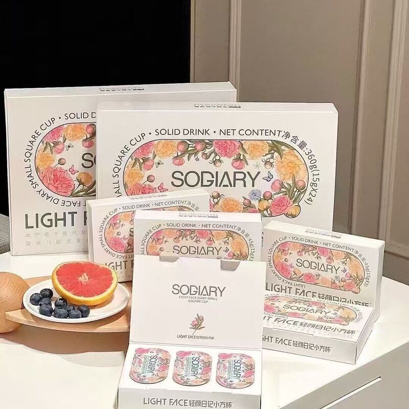 LIGHTSOGIARY ライトフェイスダイアリー スモールスクエアカップ バイオフェイス ライトフェイスプレバイオティックダイアリー|undefined