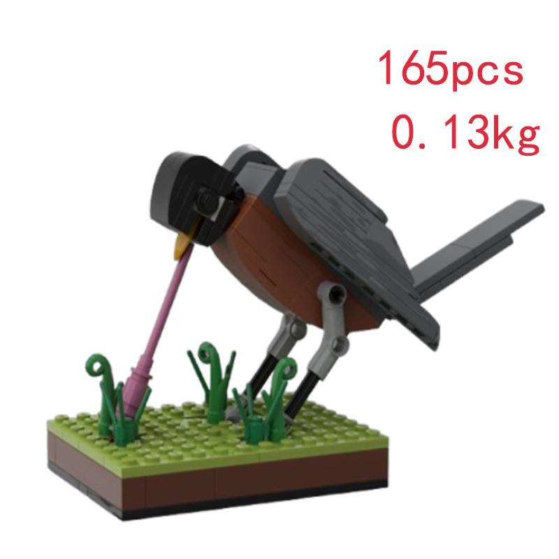Bird Building Block Construction Toy Educational Diy Model_voghion.com