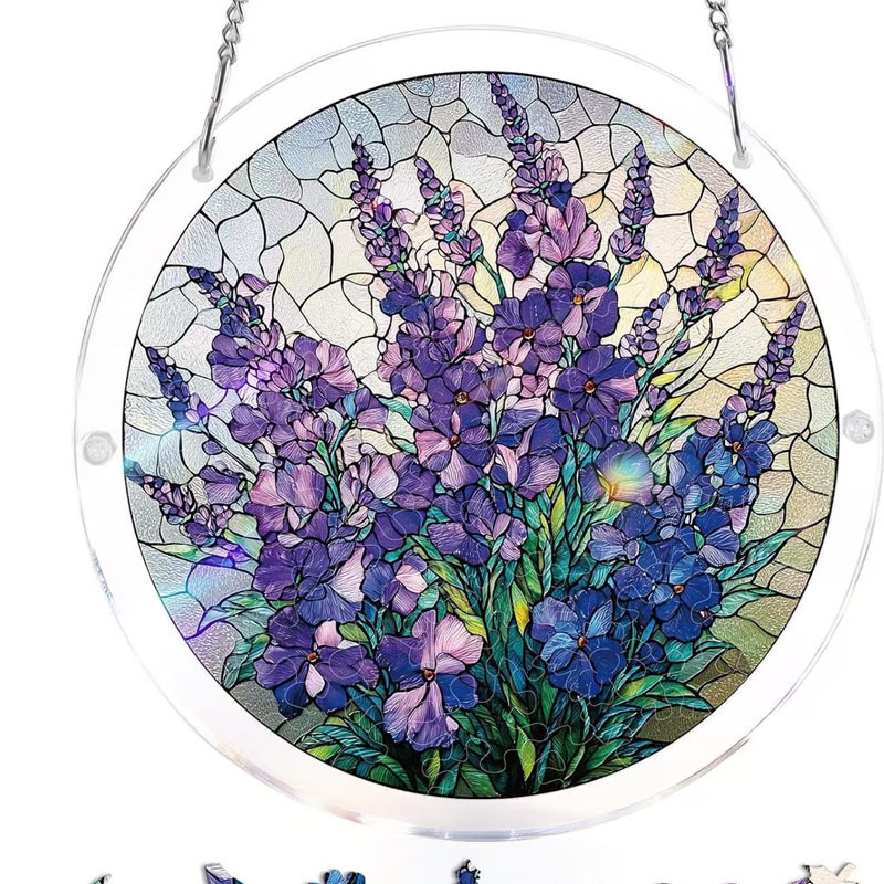 Puzzle Light Capture Colgante Violeta