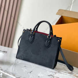 新款真皮女包手提单肩斜挎包妈咪袋托特包邮差包凯莉包M45659