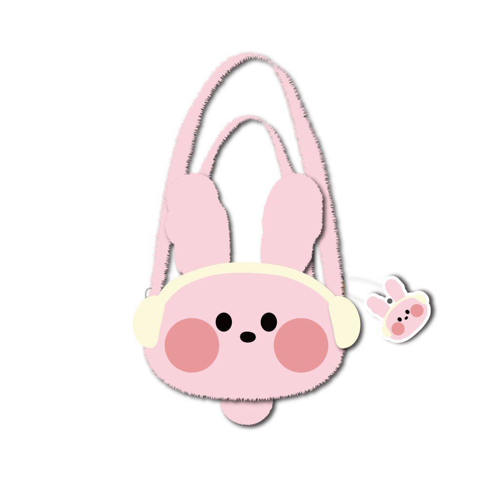 FuTumelo bolso de hombro de peluche Gatsugu y sus amigos serie de bar decoración bolsa de peluche mochila