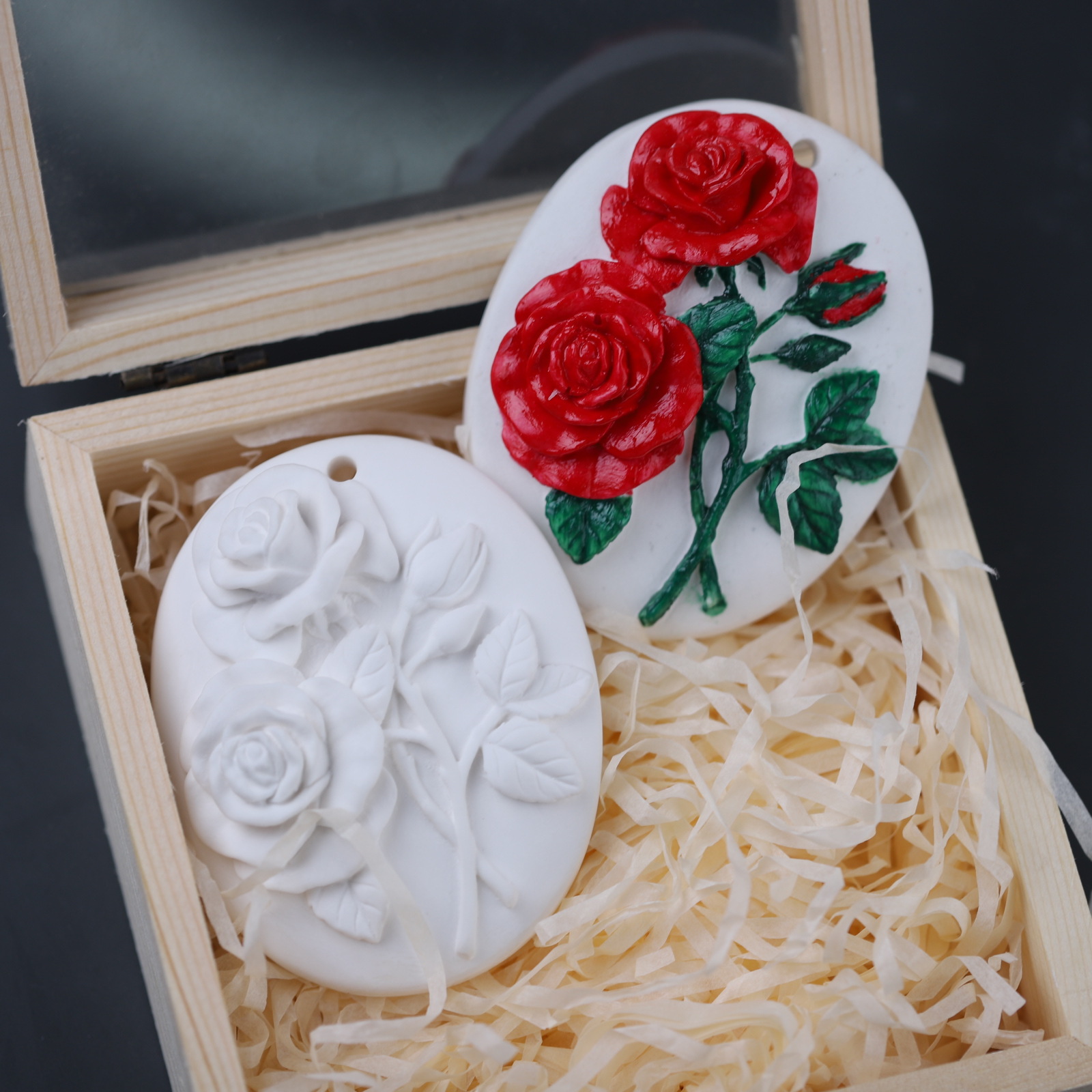 Новая роза листинг плесень DIY подарки с ароматом
