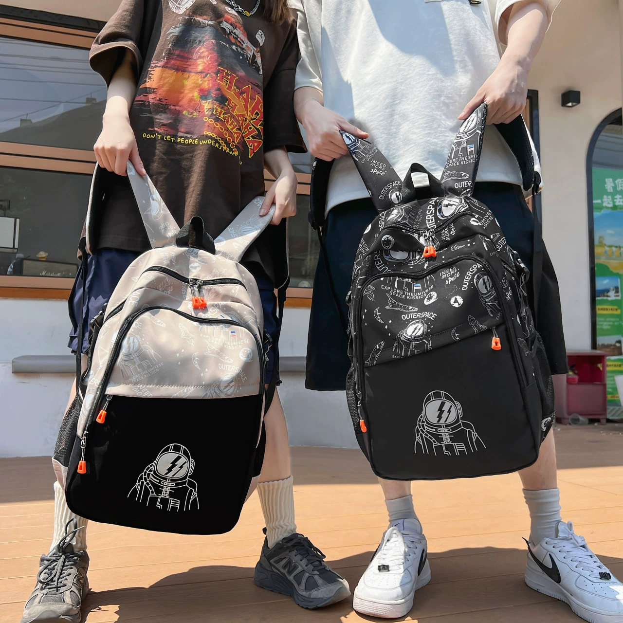 Space backpack, capacious school bag for elementary school students, laptop, wholesale