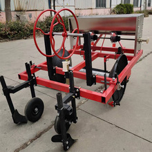 旋耕起垄覆膜施肥滴灌一体机 拖拉机带辣椒红薯地瓜蔬菜覆膜机