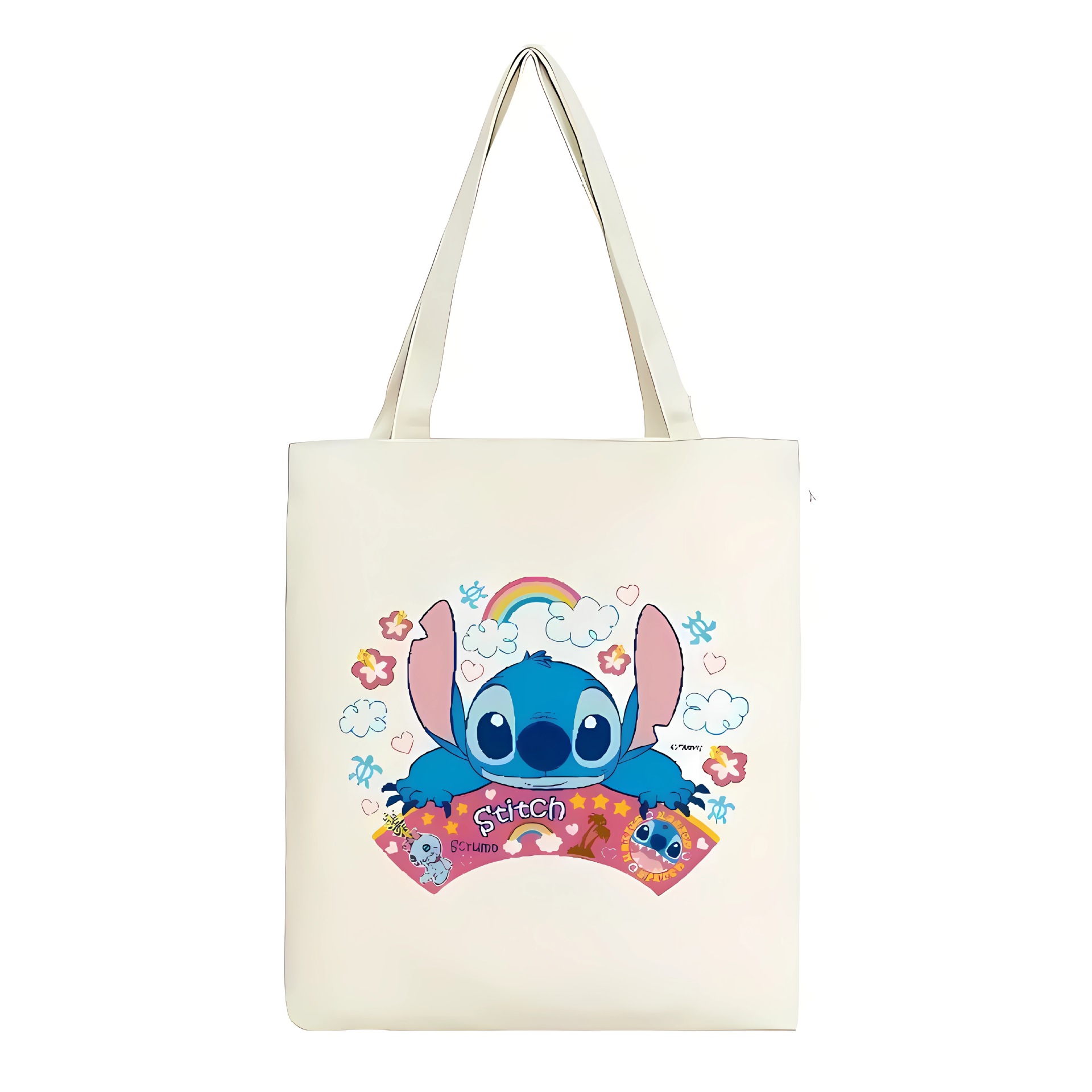 Bolsa de lona de impresión púrpura de pop transfronteriza, bolso de hombro de gran capacidad, portátil perfecto para compras