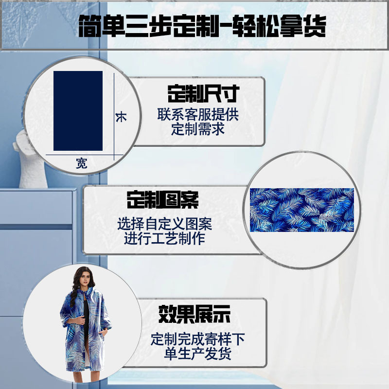 成人复合防水斗篷浴袍披风连帽浴巾隔脏加绒家居户外游泳防风保暖|undefined