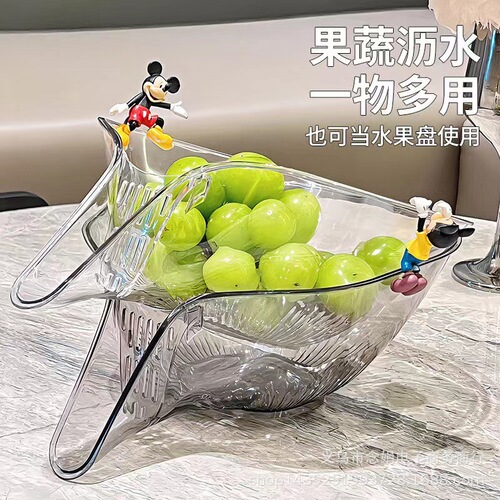 Amazon Bestseller Kitchen Rice Strainer Drain Basket Home Use with Drain Basket for Vegetables and Fruits