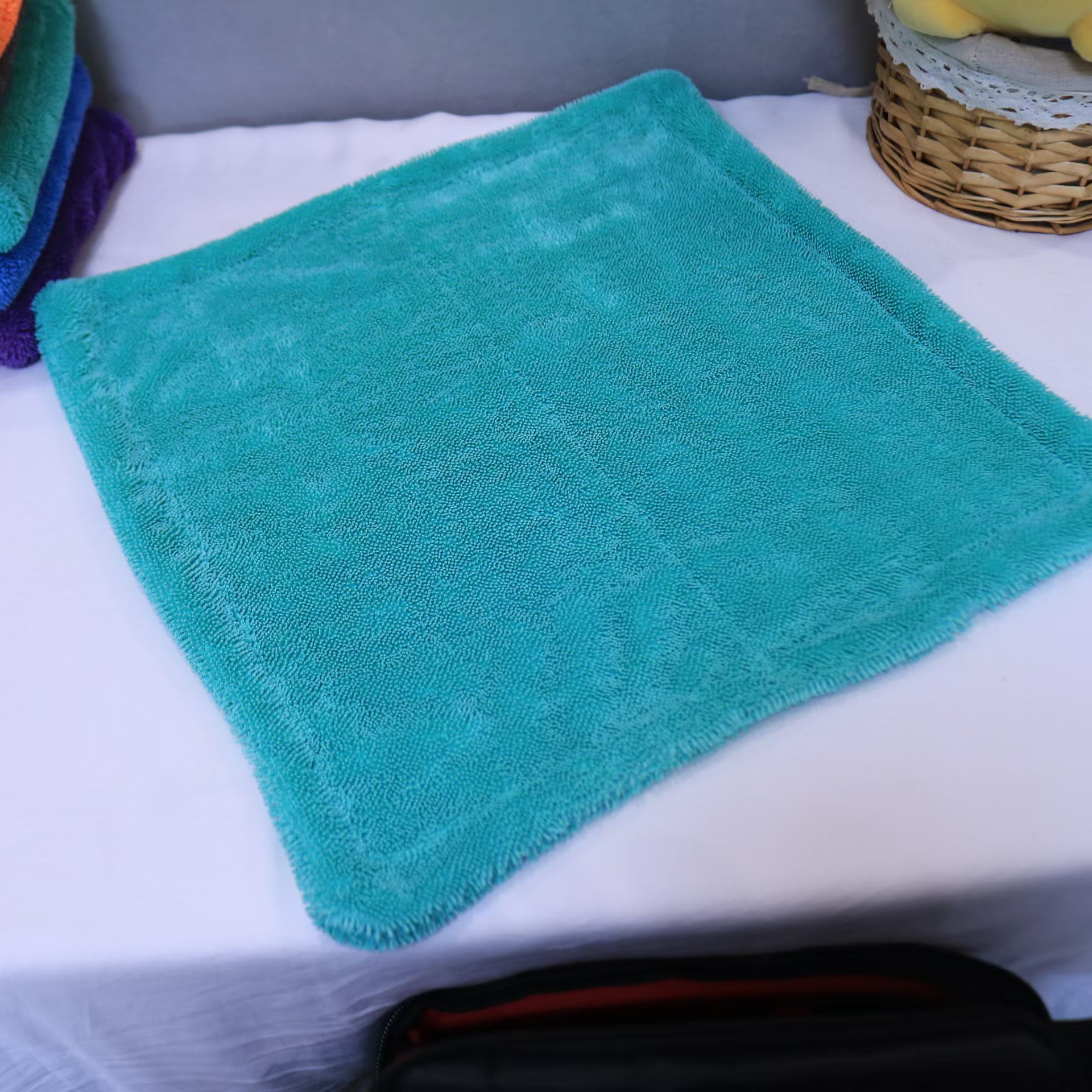 Color engrosado trenzas pequeñas torcidas toallas de limpieza de automóviles super absorción de agua sin cabello sin marcas de toallas de limpieza de automóviles