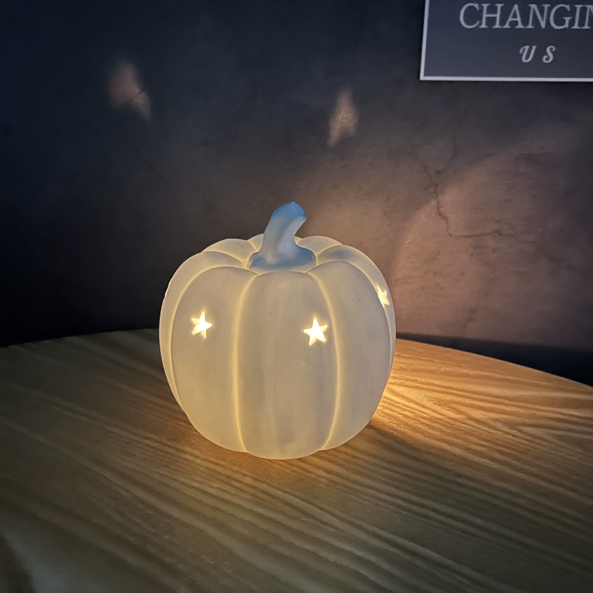 Керамические банки для свечей Хэллоуин тыква керамические лампы свечи для дома интерьер праздничный декор