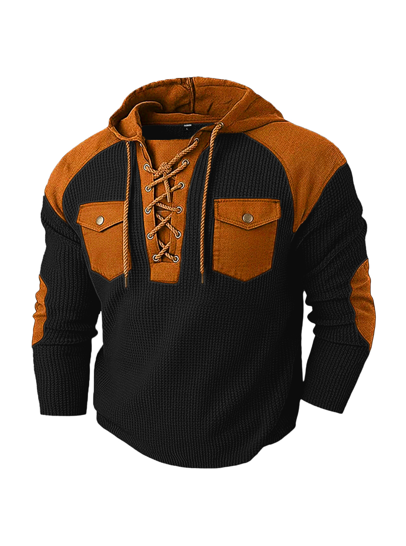Nuevo transfronterizo Europa y América Amazon hombre nuevo primavera y otoño chaqueta encapuchada correa de bolsillo casual chaqueta de hombre