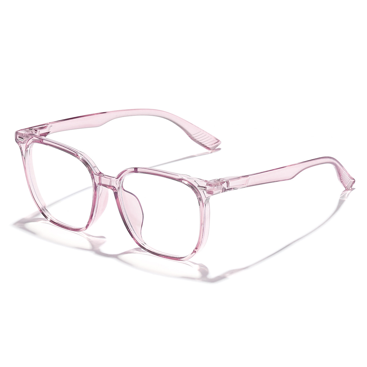 Nueva venta al por mayor caja clásica campus moda Anti-azul gafas de luz llano cara pequeña miopía gafas de Marco