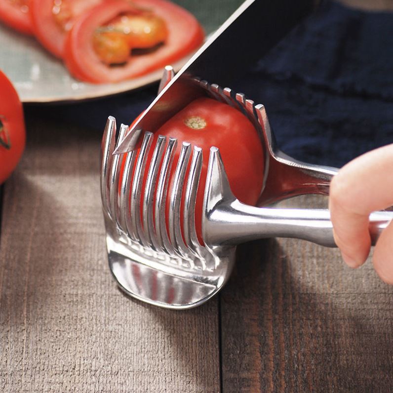 Corte de limón transfronterizo de aleación de aluminio clip de corte manual tomate máquina de tomate huevo herramienta de corte de patata