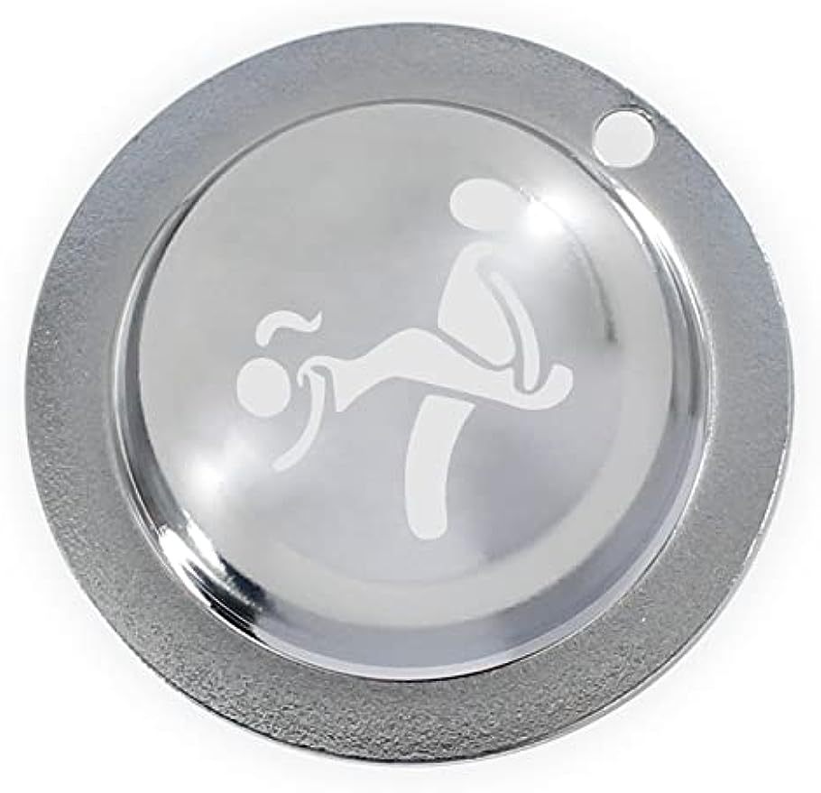 Herramienta de marcado marcador de golf de acero inoxidable patrón de Carta de Acción para adultos DIY pluma de marcado