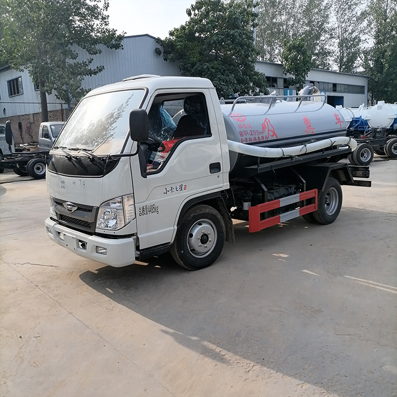 high pressure clean Suction truck 5 Multipurpose Silt The Conduit Dredge Sewage suction trucks Residential quarters Property Clear Car