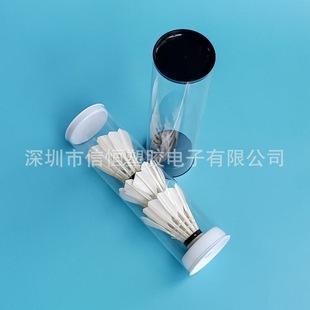 Highly Transparent Pc Tube Badminton Tube Optional Cover Without Pull Marks Ready for Cutting Badminton Transparent Packaging Tube
