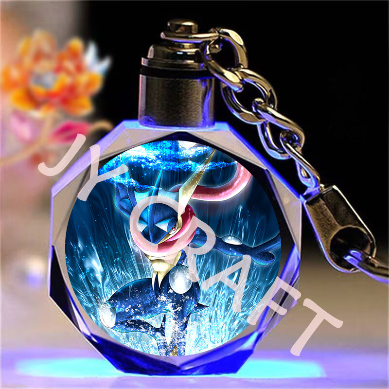 Pokemon Pikachu Crystal Keychain Bag Pendant Pokémon Birthday Gift for Boys and Girls