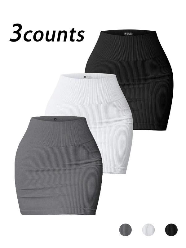 O2310 代发速卖通亚马逊跨境新款运动裙女式纯色高腰半身裙|ms