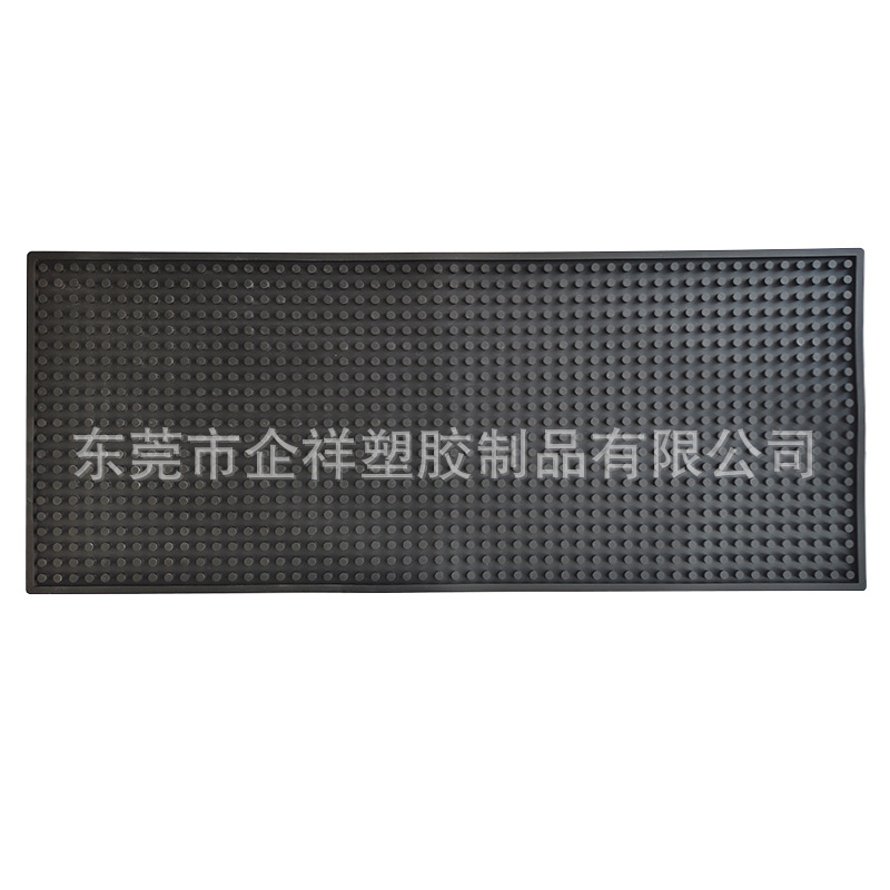 Tapete de drenaje antideslizante de goma PVC, posavasos térmico y alfombrilla de bar profesional, stock disponible
