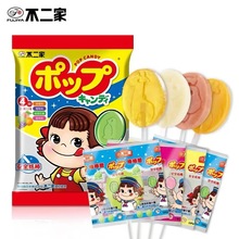 不二家棒棒糖水果硬糖多味过年节喜糖果儿童礼物休闲小零食批发