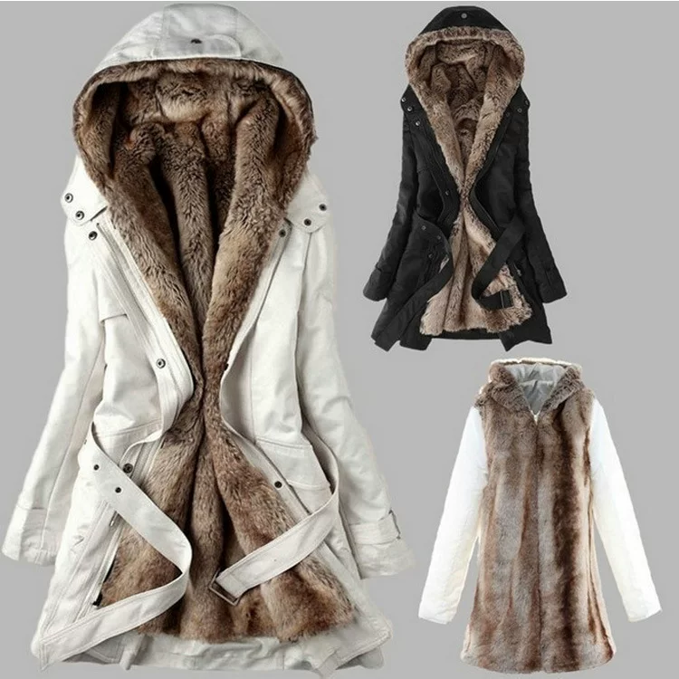 Зимняя подкладка, trench coat, длинная тёплая хлопковая куртка, корейский стиль