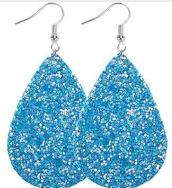 Clásico de doble cara brillo luz lágrima gota pendientes transfronterizo suministro estable Amazon AliExpress