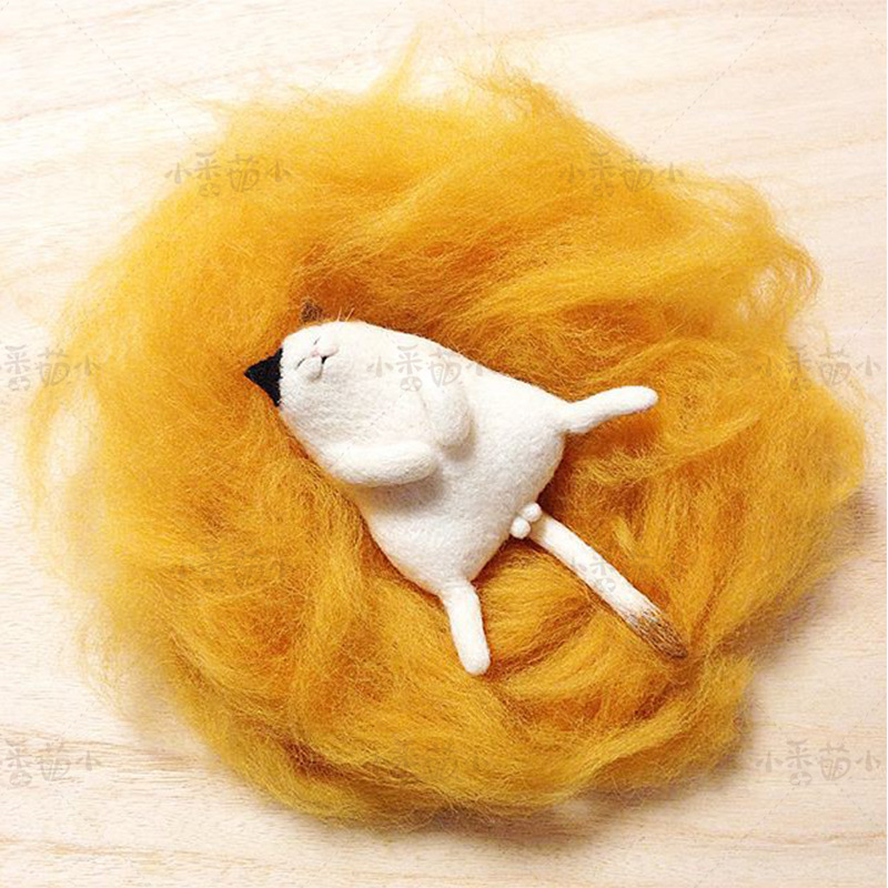 BG54羊毛氈戳戳樂 小貓咪 橘貓 三花 狸花 黑白貓 可愛 手工diy材