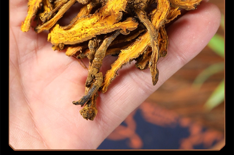 Dried Coptis Root Slices Huang Lian 500g Chicken Claw Grade Sieved Coptis chinensis for Decoction preparation