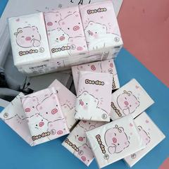 嘟嘟豬手帕紙 隨身便攜小包紙面巾紙衛生紙餐巾紙廁紙 可濕水手紙