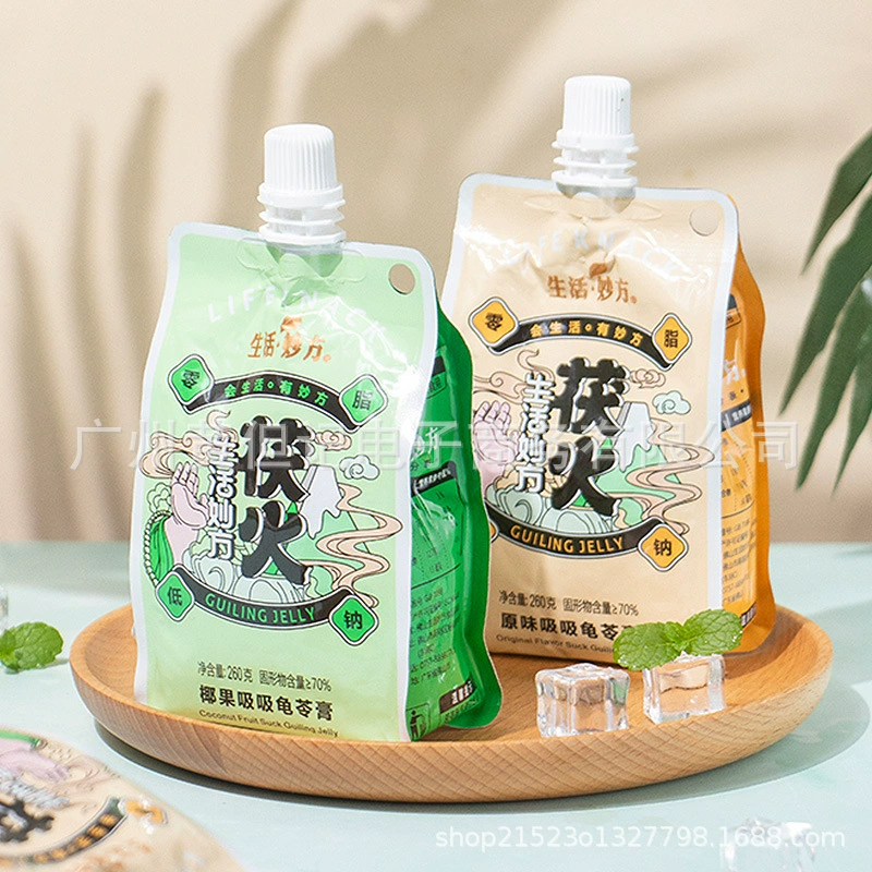 Рекомендации по жизни: Желейная присоска Летнее облегчение жары Кокосовая желейная паста для черепах Присоска для закусок Прохладная закуска.