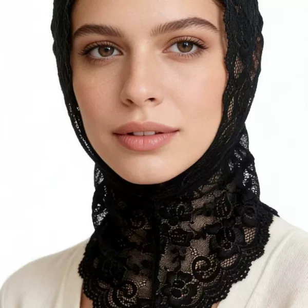 In-stock wholesale cross-border new model face-revealing hat, neck warmer, headwear, internet celebrity new model women's neck protector, headscarf, gauze scarf, hat