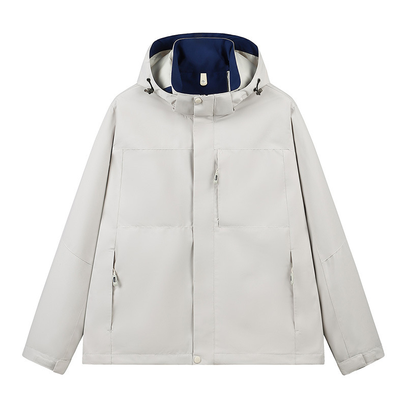 Sports Jacket Men's 2024 Spring New Casual Jacket Men's Spring Trendy Waterproof Outdoor Jacket Men's and Women's