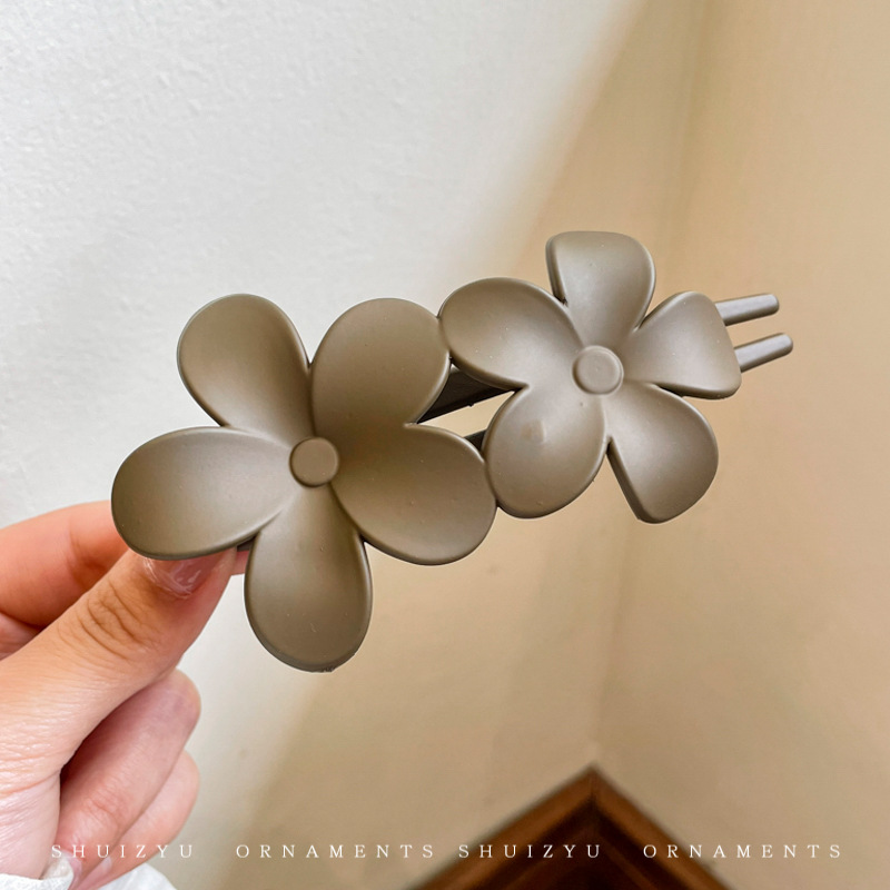 Gran arco clip de cabello de alta sensación clip de boca de pato nuevo clip de captura de cabeza de mujer temperamento clip de tiburón clip de cabello