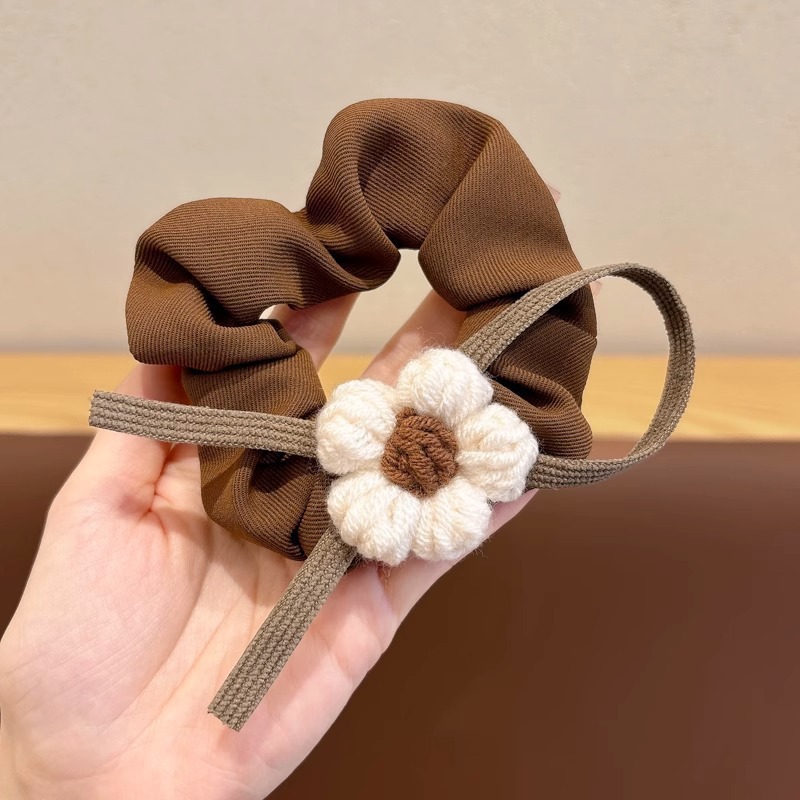 Estilo pastoral francés, diadema de intestino grueso, accesorios para el cabello dulce de alta calidad para mujer, cuerda para la cabeza, nueva cuerda para el cabello de todo fósforo, banda elástica alta