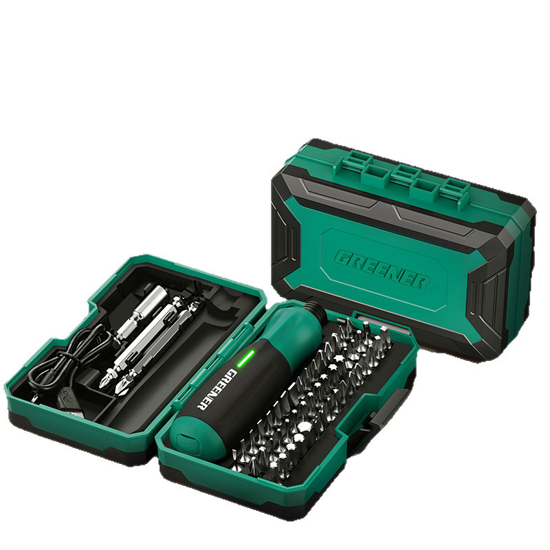 Lvlin Lightning lote destornillador eléctrico recargable destornillador doméstico pequeño mini conjunto multifuncional