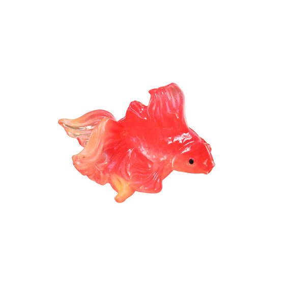 Mini simulation small goldfish koi fish lotus model creative micro landscape water and land tank ecological bottle landscaping small ornaments