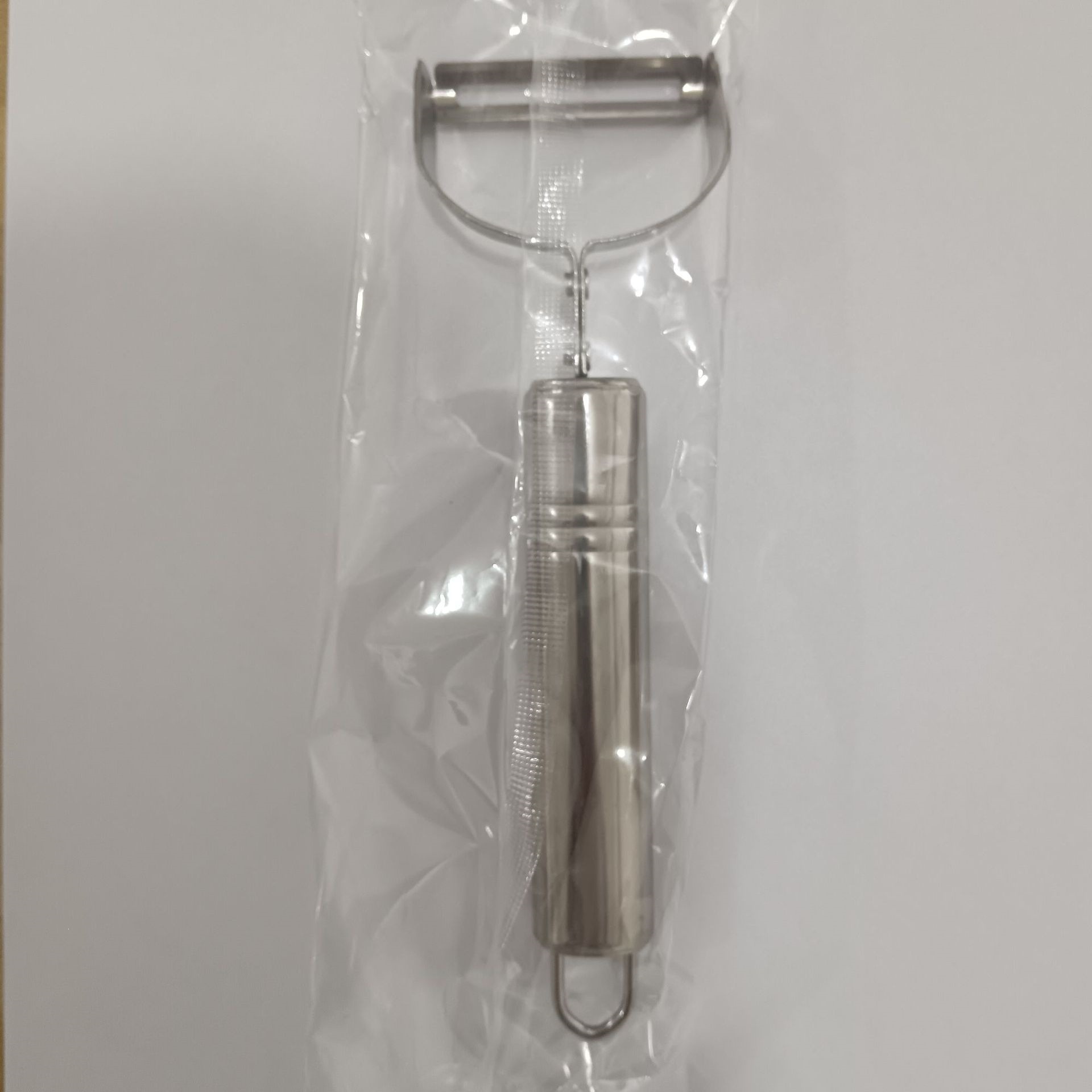 Peeling knife - Stainless steel lifting ring - bagged