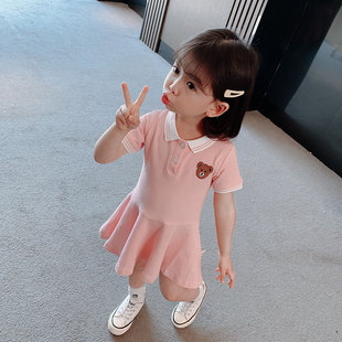 ��ͯpoloȹ�Ŀ�2025�¿����СŮ������ȹ��Сͯ�B��ȹ�ļ�Ůͯȹ