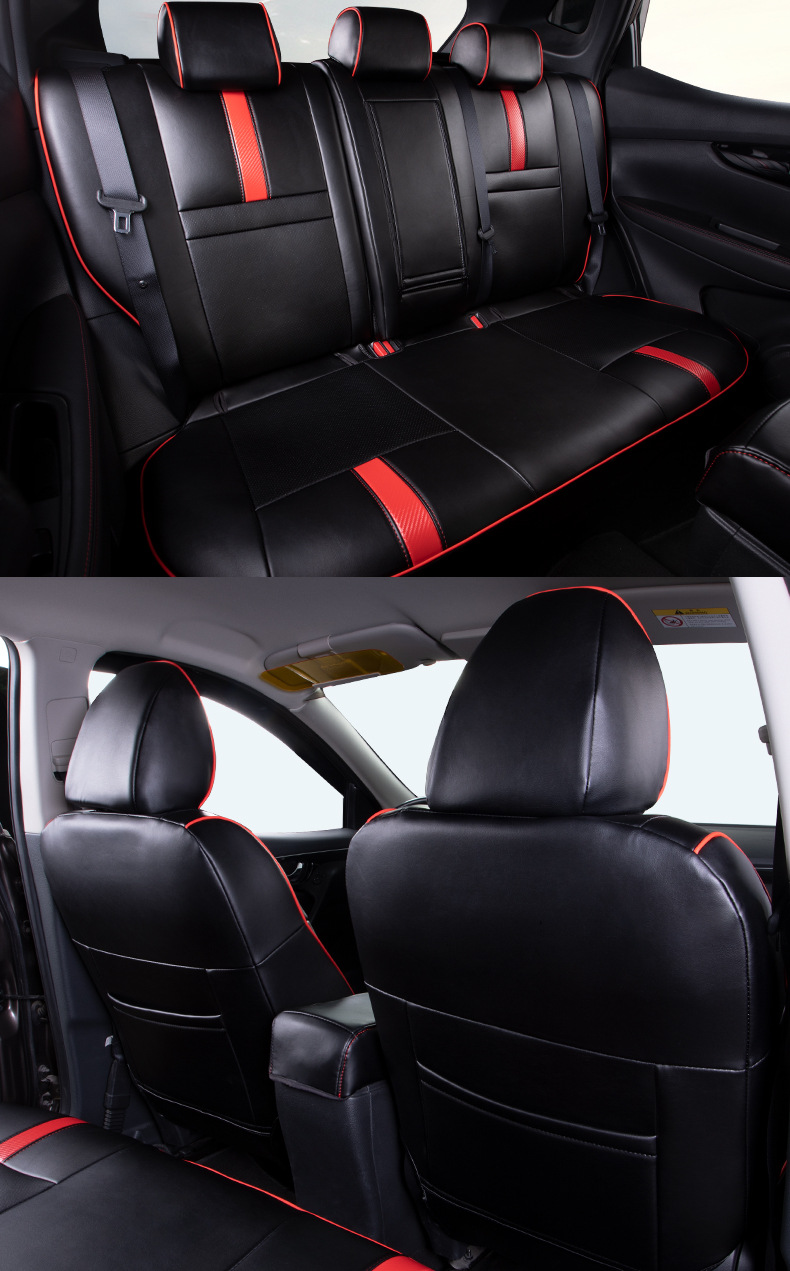【Car Clearance】Suitable for Nissan Qashqai 16-19 Models, Full Car Surround Seat Covers, Genuine Leather Car Seat Covers