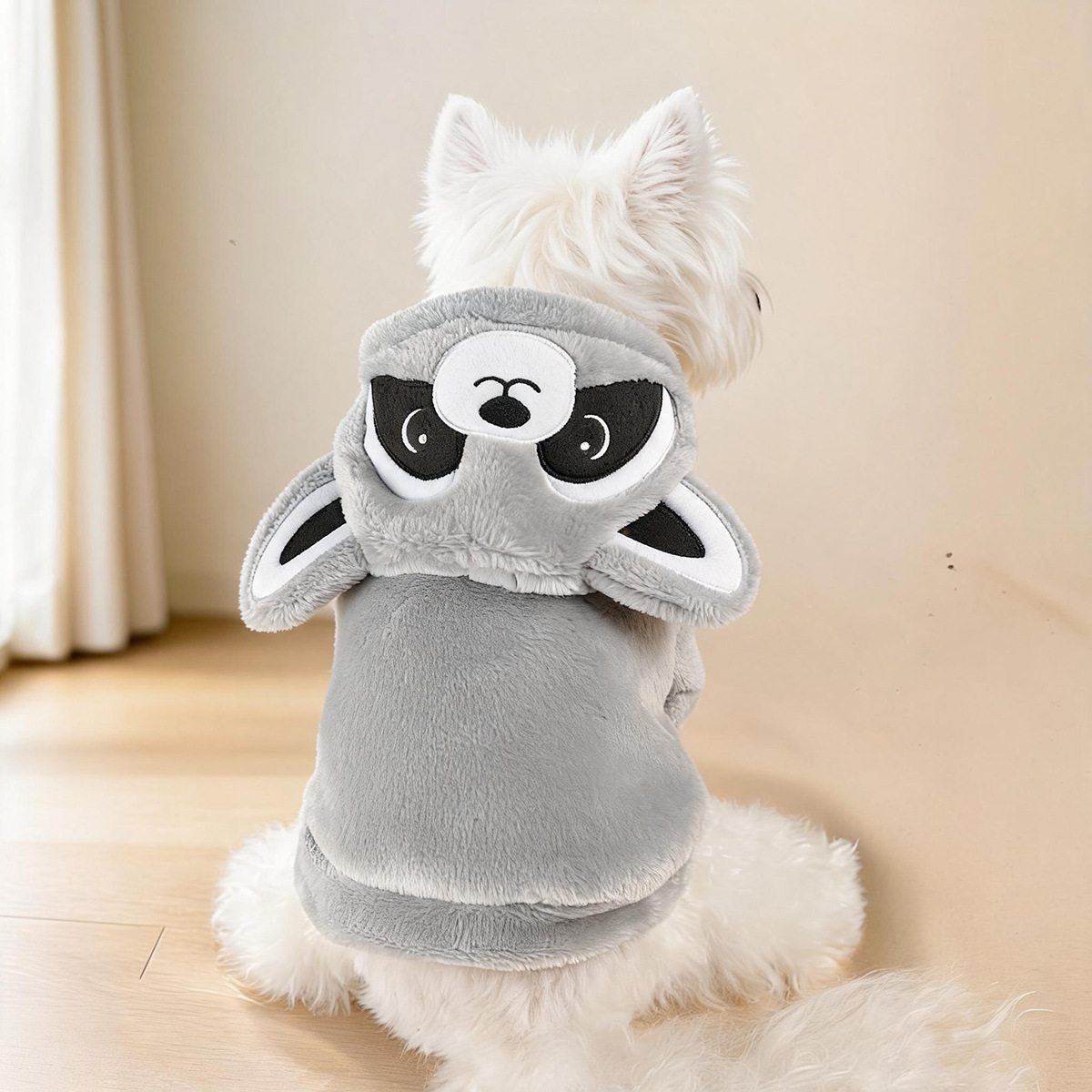 Ropa para perros y gatos PETCIRCLE, colección de otoño e invierno, forrada de lana, cálida, con un lindo diseño transformable.
